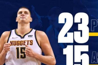  约基奇揽三双助掘金登顶西部榜首席位  